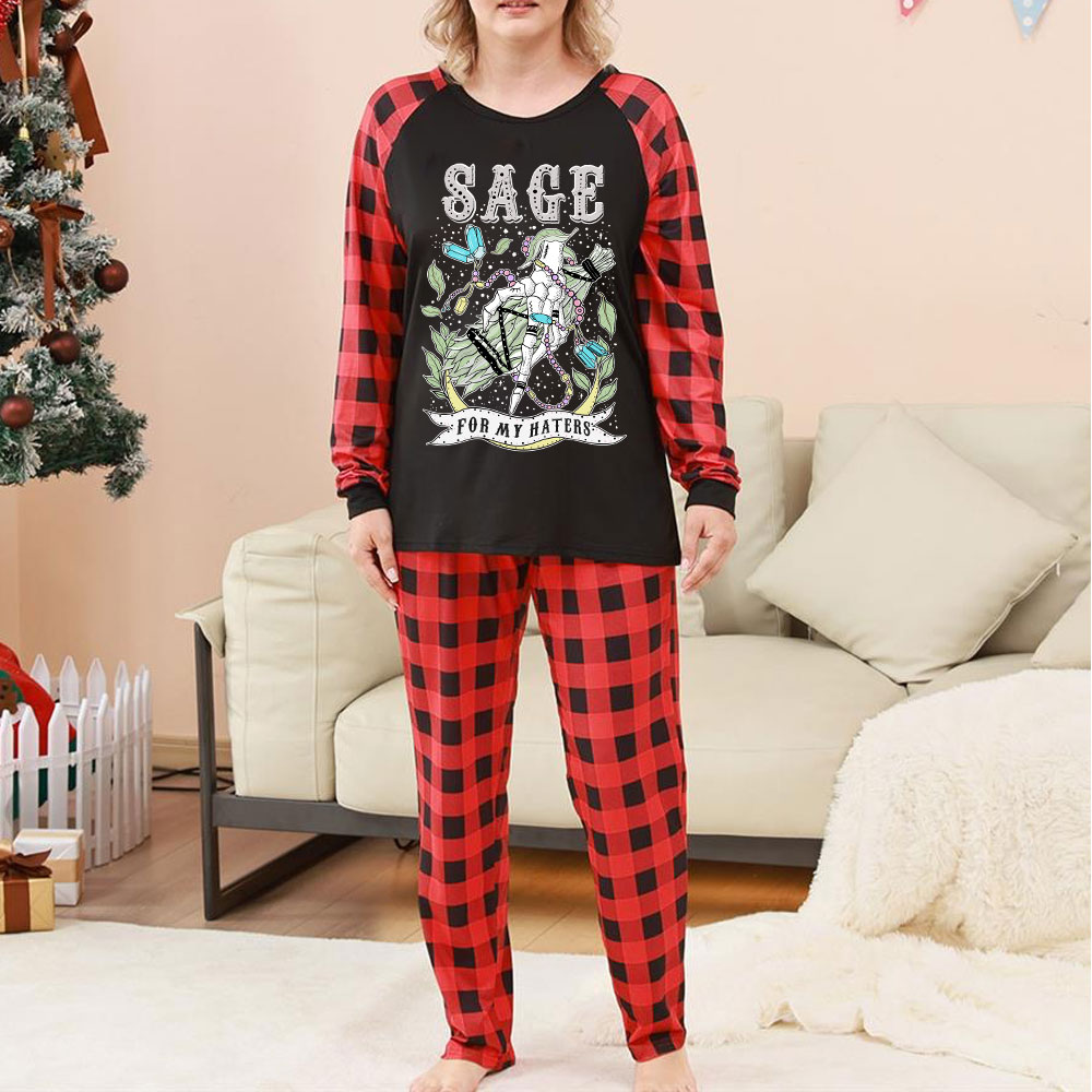 Purplehecate Sage For My Haters Christmas Pajamas