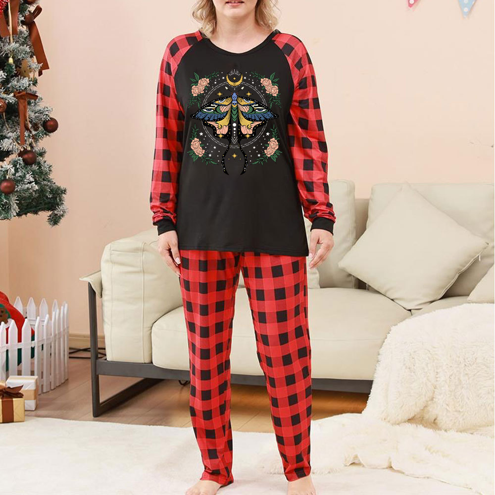 Purplehecate Mystical Moth Christmas Pajamas