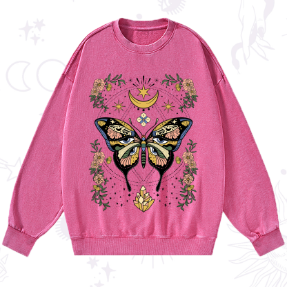 Purplehecate I Am Opening Washed Sweatshirt