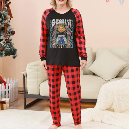 Purplehecate Gemini Spirit Zodiac Christmas Pajamas