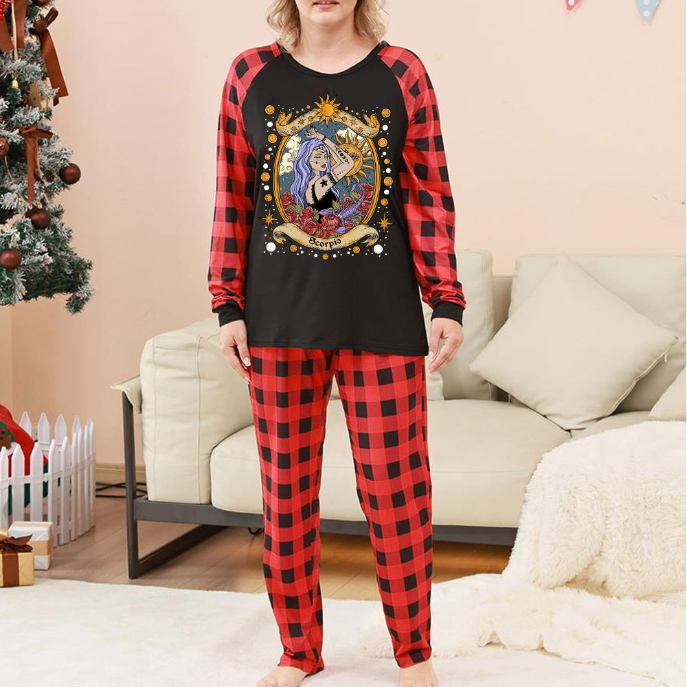 Purplehecate Scorpio Radiance Zodiac Christmas Pajamas