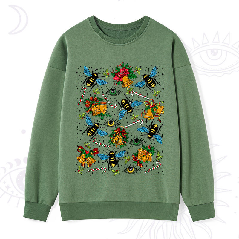 Purplehecate Christmas The Bee's Knees Sweatshirt