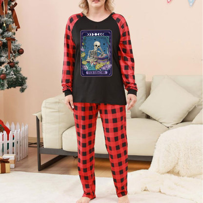 Purplehecate The Reader Tarot Card Christmas Pajamas