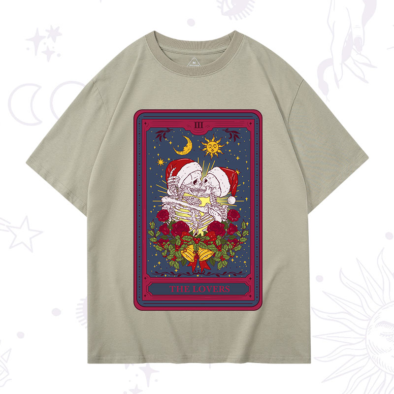 Purplehecate Christmas The Lovers Tarot T-Shirt