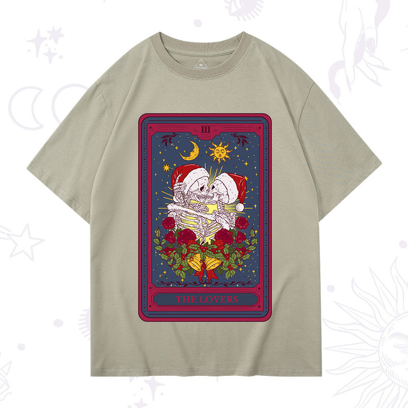 Purplehecate Christmas The Lovers Tarot T-Shirt