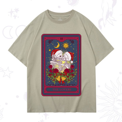 Purplehecate Christmas The Lovers Tarot T-Shirt