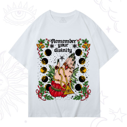 Purplehecate Christmas Remember Your Divinity T-Shirt