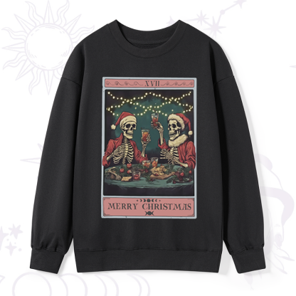 Purplehecate Christmas Dinner Tarot Sweatshirt