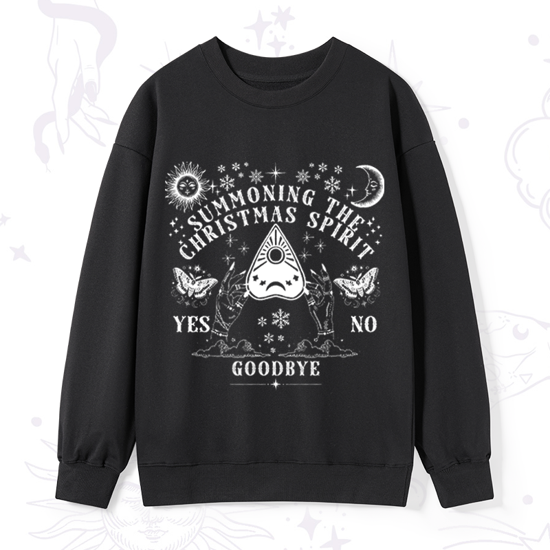 Purplehecate Christmas Mystical Talking Board Sweatshirt