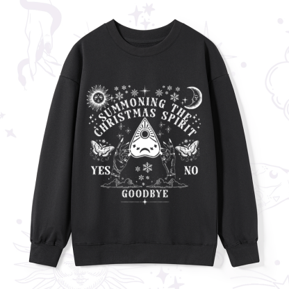 Purplehecate Christmas Mystical Talking Board Sweatshirt