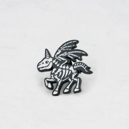 Purplehecate Uicorn Skeletons Pin
