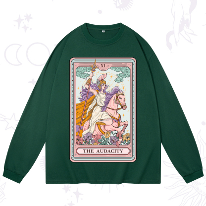 Purplehecate The Audacity Tarot Card Long Sleeve T-Shirt
