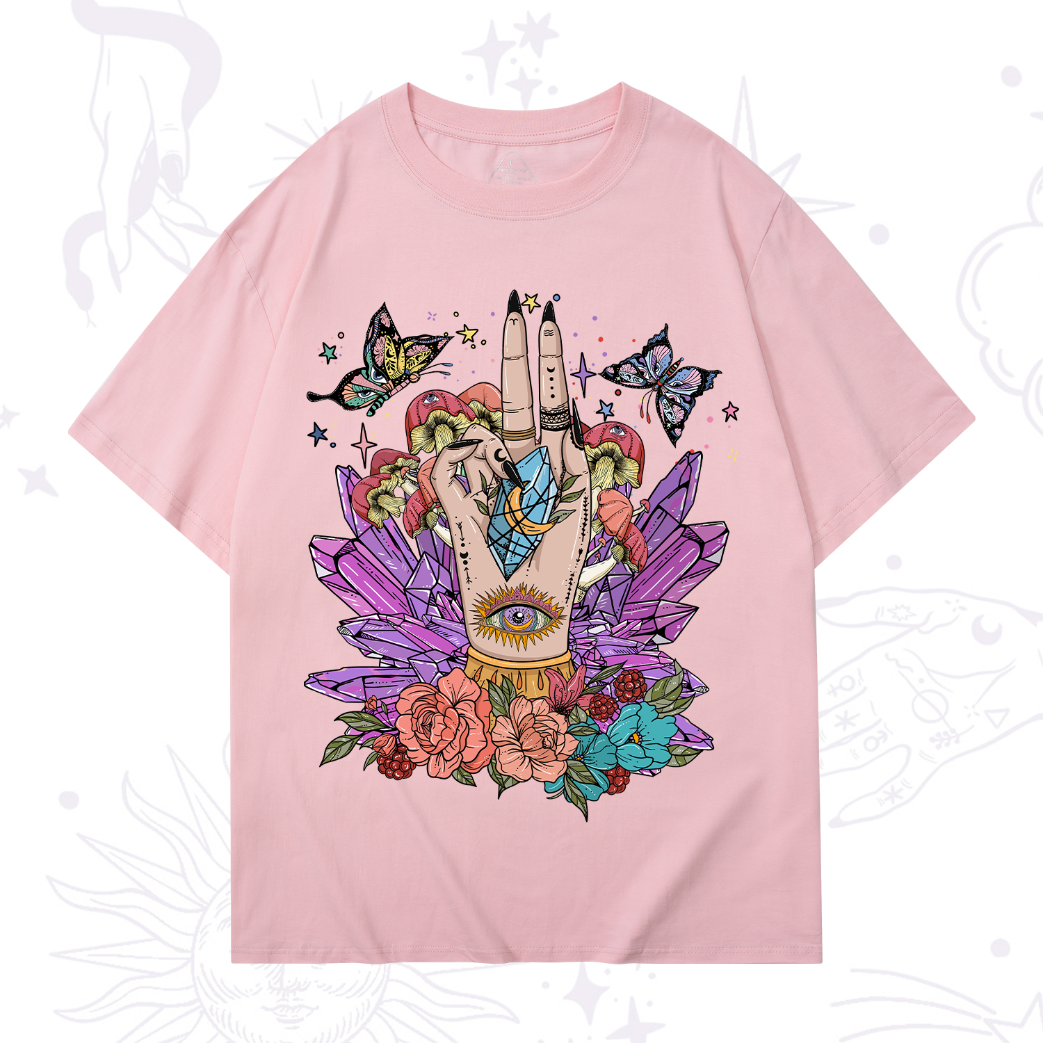 Purplehecate Mystic Crystal Divination T-Shirt