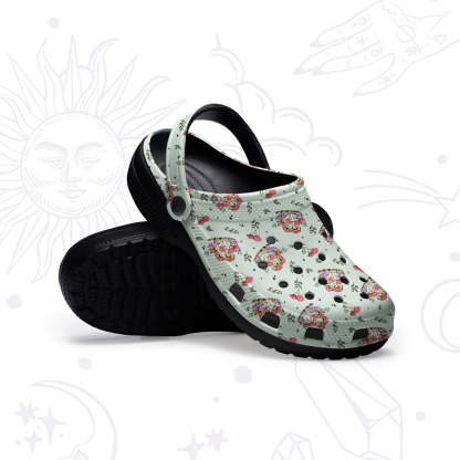 Purplehecate Fantasy Mushroom Rubber Clogs