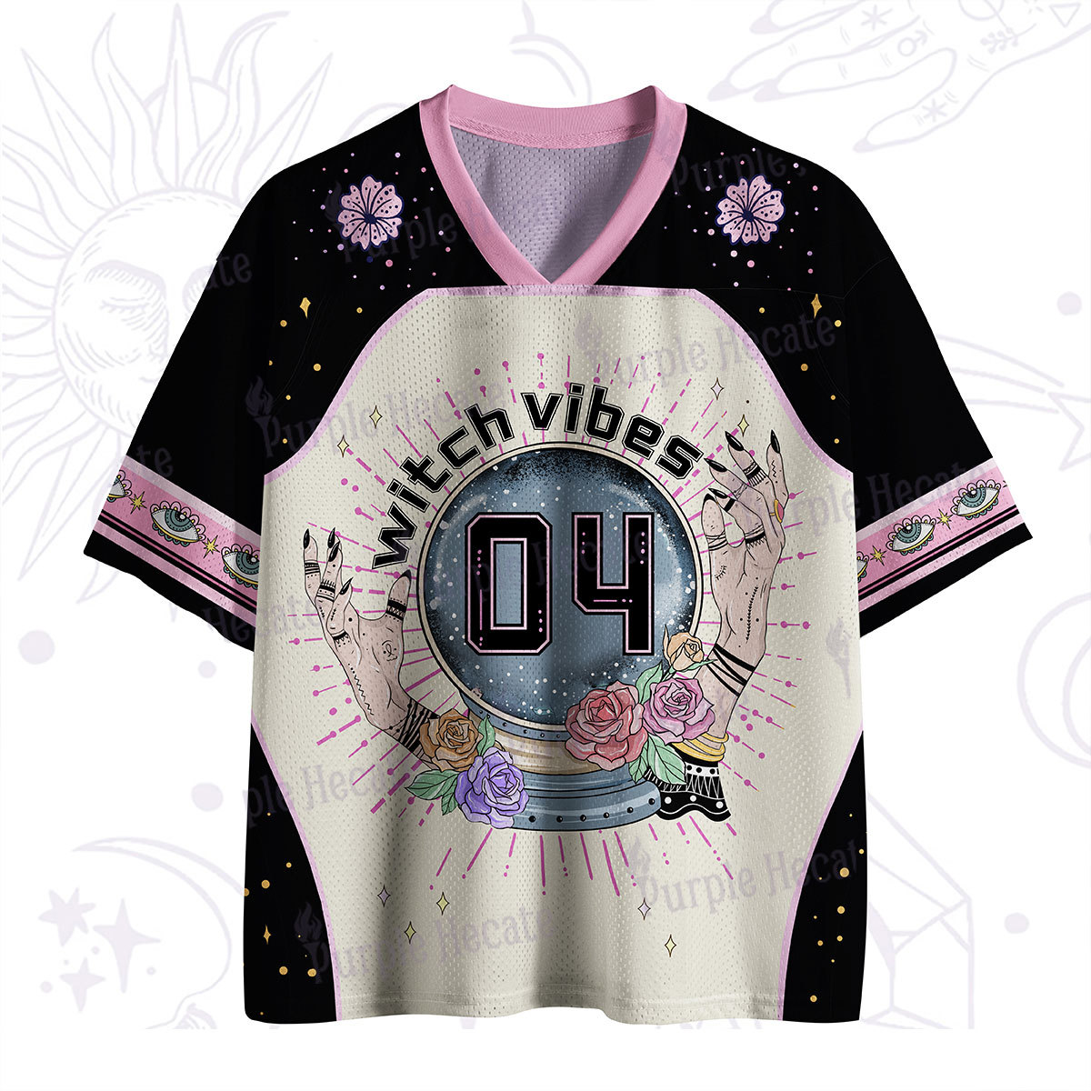 Purplehecate Witch Vibes Magic Mesh Jersey