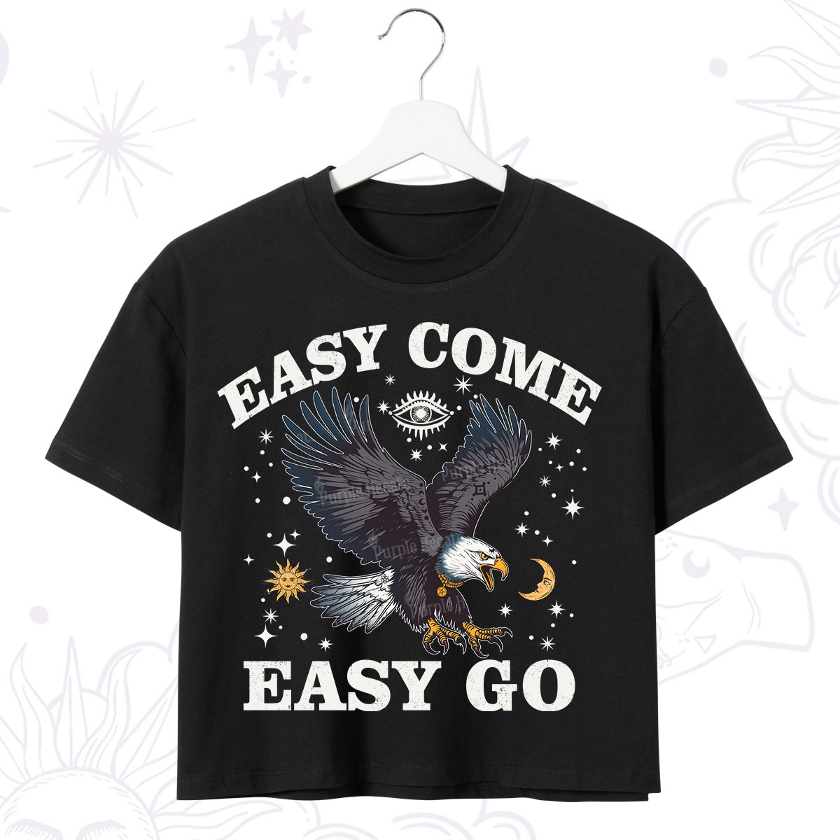 Purplehecate Easy Come Easy Go Crop T-Shirt
