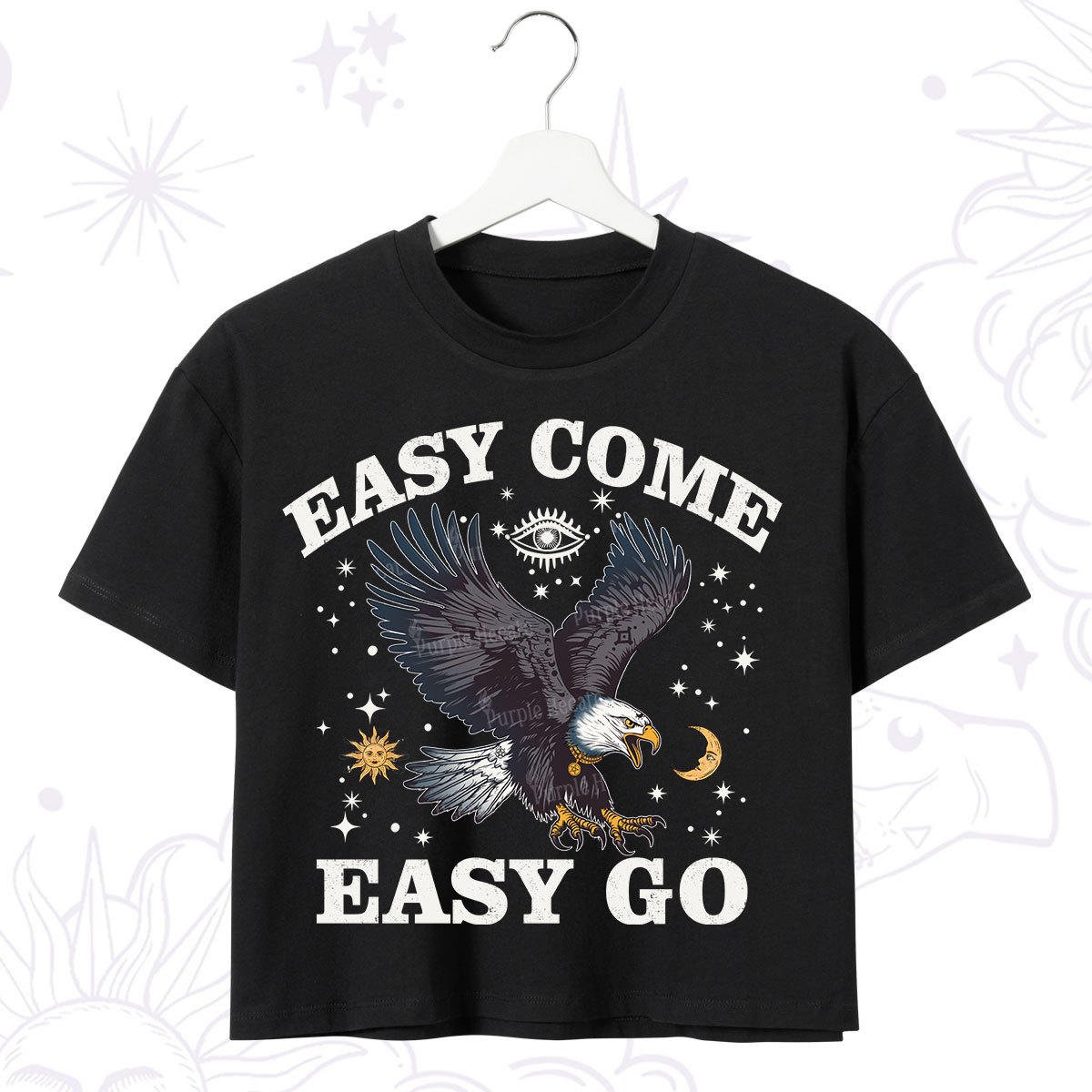 Purplehecate Easy Come Easy Go Crop T-Shirt