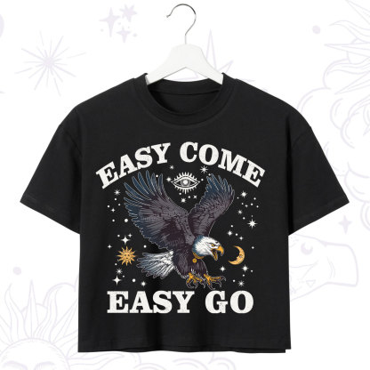 Purplehecate Easy Come Easy Go Crop T-Shirt