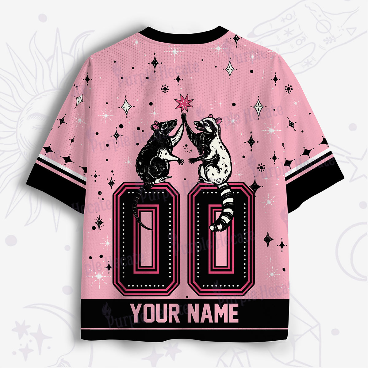 Personalized Purplehecate The Team Trash Mesh Jersey