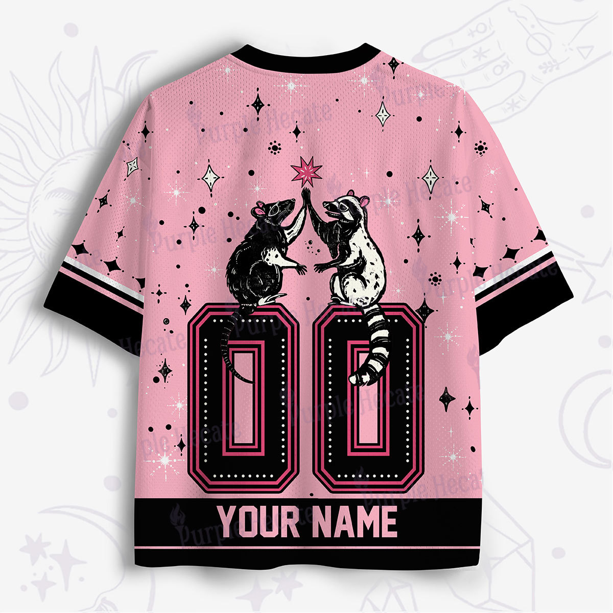 Personalized Purplehecate The Team Trash Mesh Jersey