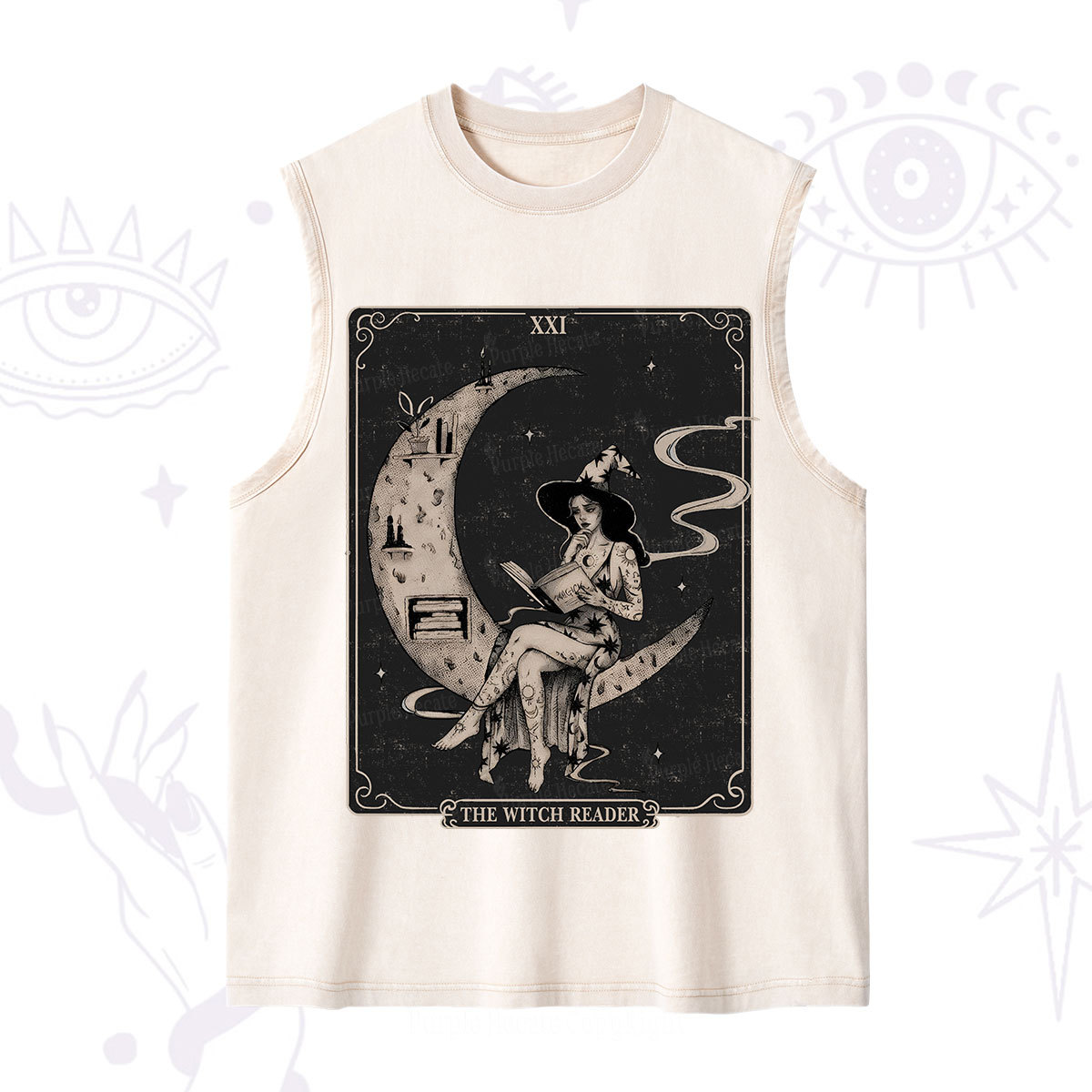 Purplehecate The Witch Reader Washed Tank