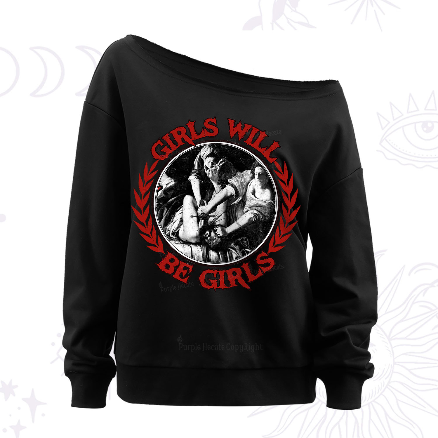 Purplehecate Girls Will Be Girls Witch Off The Shoulder Sweat