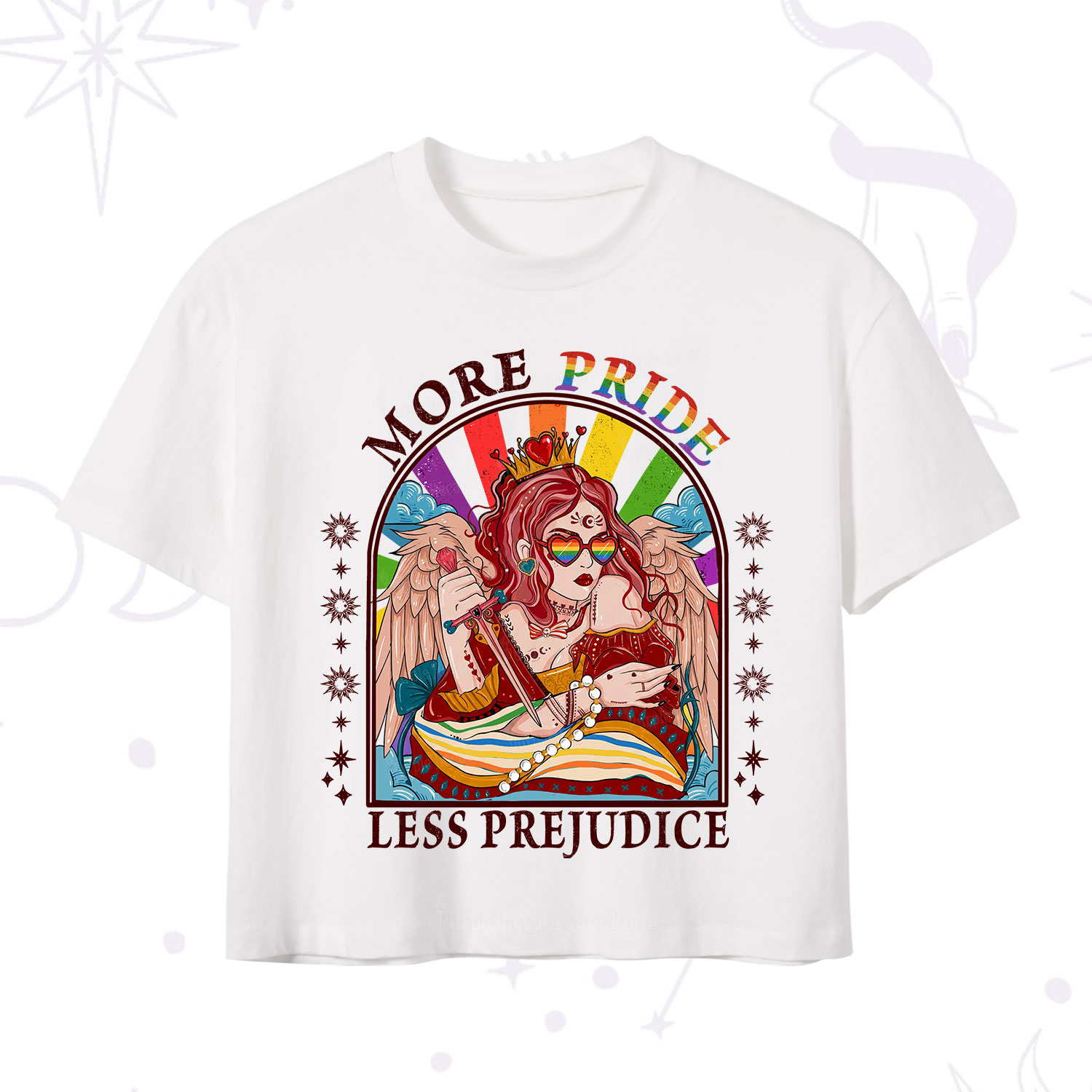 Purplehecate More Pride Less Prejudice Crop T-Shirt