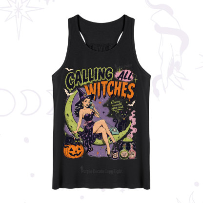 Purplehecate Calling All Witches Halloween Tank