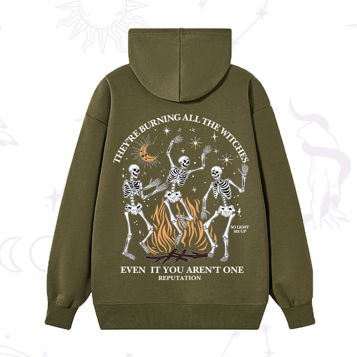 Purplehecate They're Burning All The Witches Even If You Aren't One Hoodie
