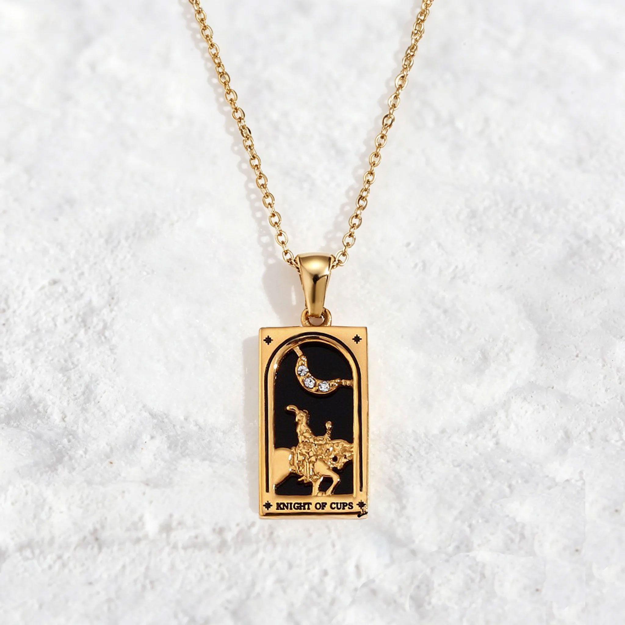 Purplehecate The Knight of Cups Tarot Necklace