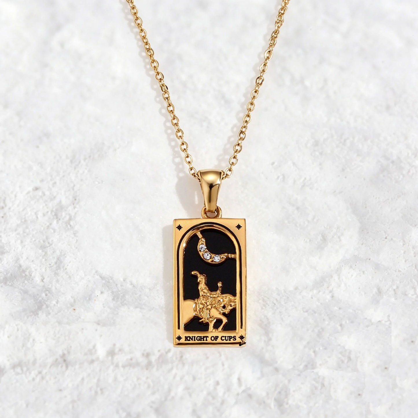 Purplehecate The Knight of Cups Tarot Necklace