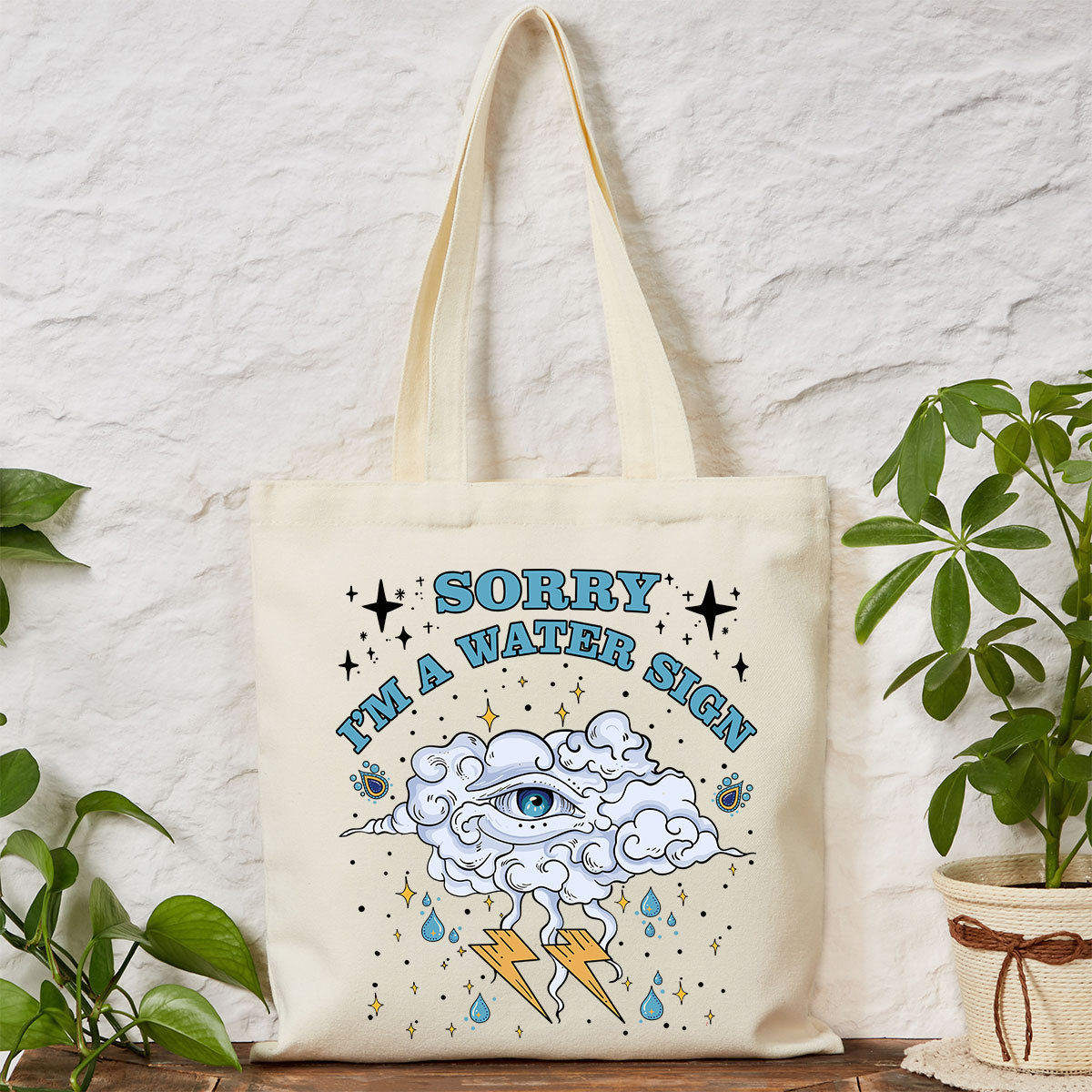 Purplehecate Sorry I'm A Water Sign Tote Bag