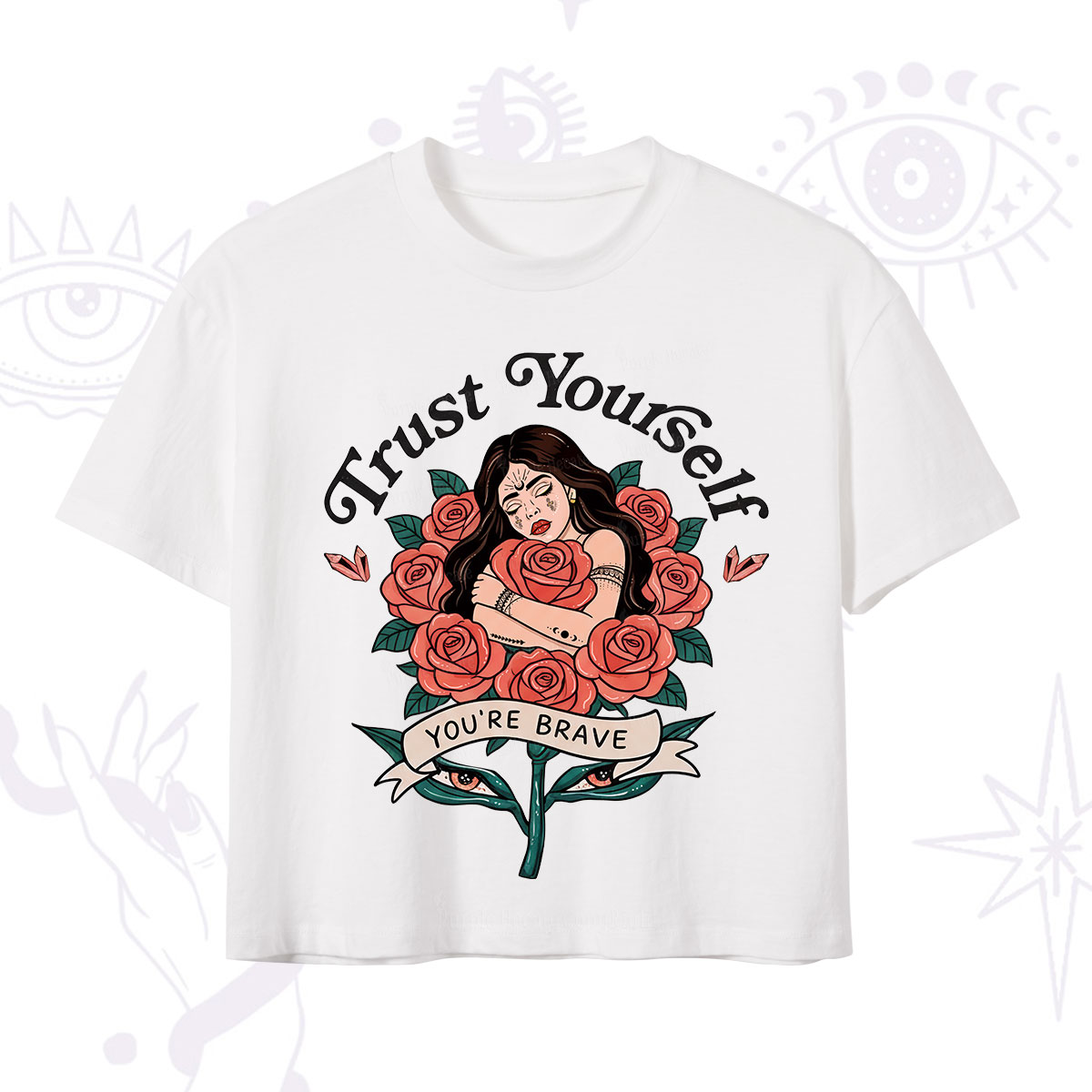 Purplehecate Trust Yourself Crop T-Shirt