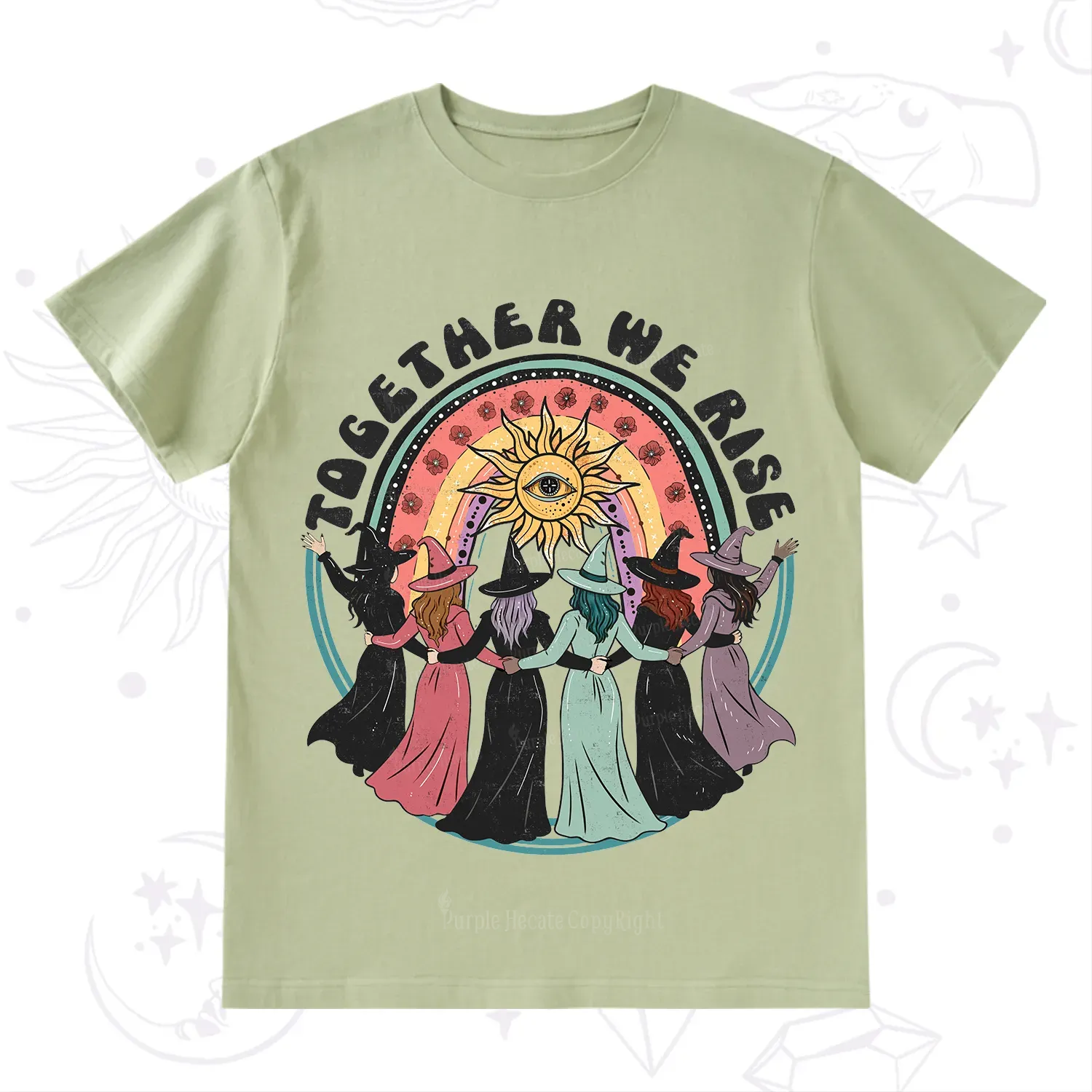 Purplehecate Together We Rise T-Shirt