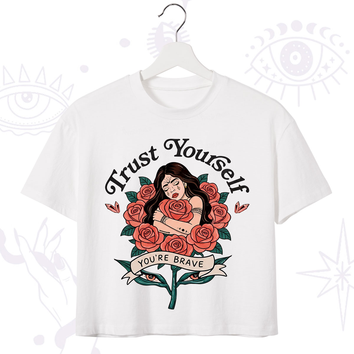 Purplehecate Trust Yourself Crop T-Shirt