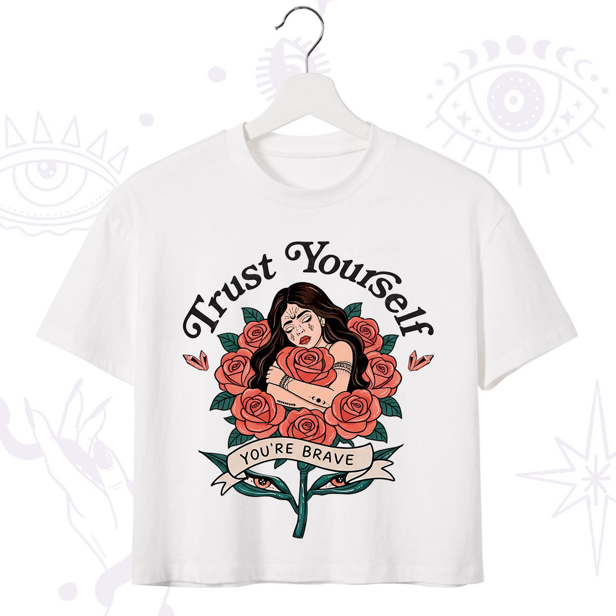Purplehecate Trust Yourself Crop T-Shirt