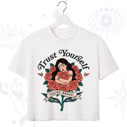 Purplehecate Trust Yourself Crop T-Shirt