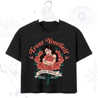 Purplehecate Trust Yourself Crop T-Shirt