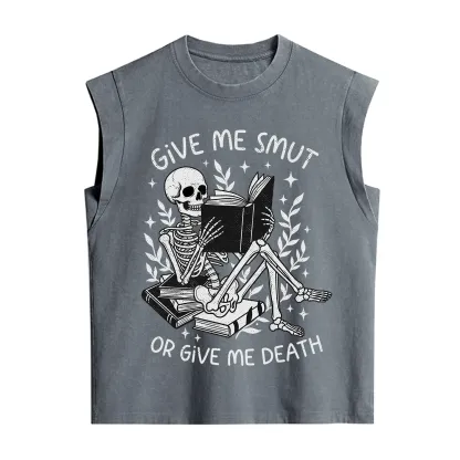 Purplehecate Give Me Smut Or Give Me Death Vintage Washed Tank