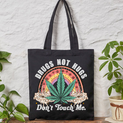 Purplehecate Drugs Not Hugs Tote Bag