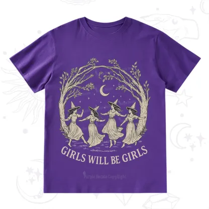 Purplehecate Girls Will Be Girls Witch T-Shirt