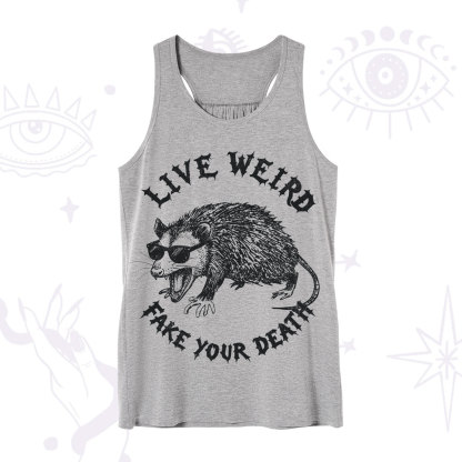 Purplehecate Live Weird Fake Your Death Silly Opossum Tank