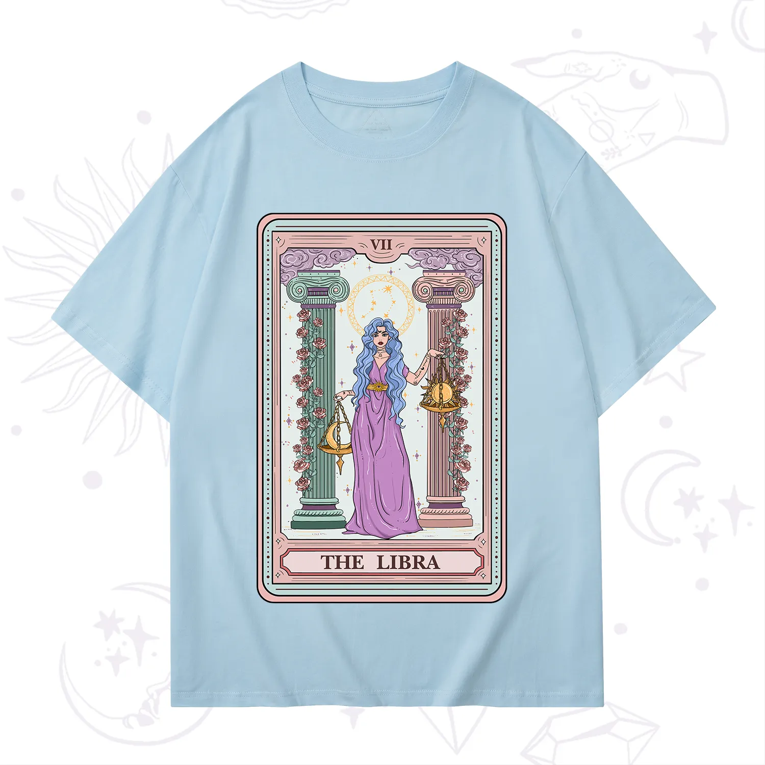 Purplehecate The Libra Goddess Tarot T-Shirt
