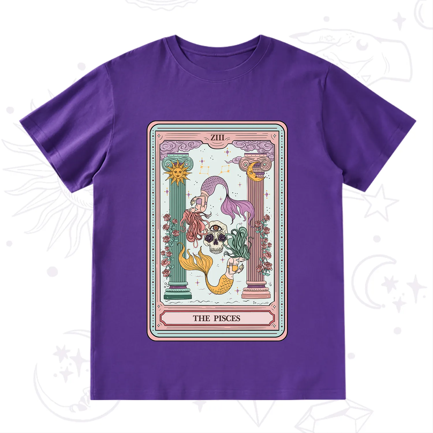 Purplehecate The Pisces Goddess Tarot T-Shirt