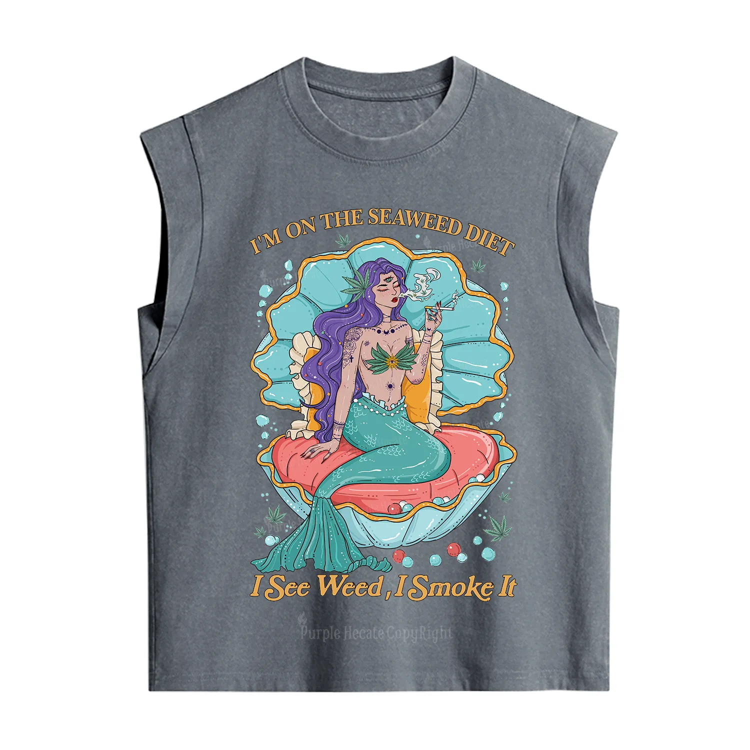 Purplehecate I See Weed I Smoke It Vintage Washed Tank