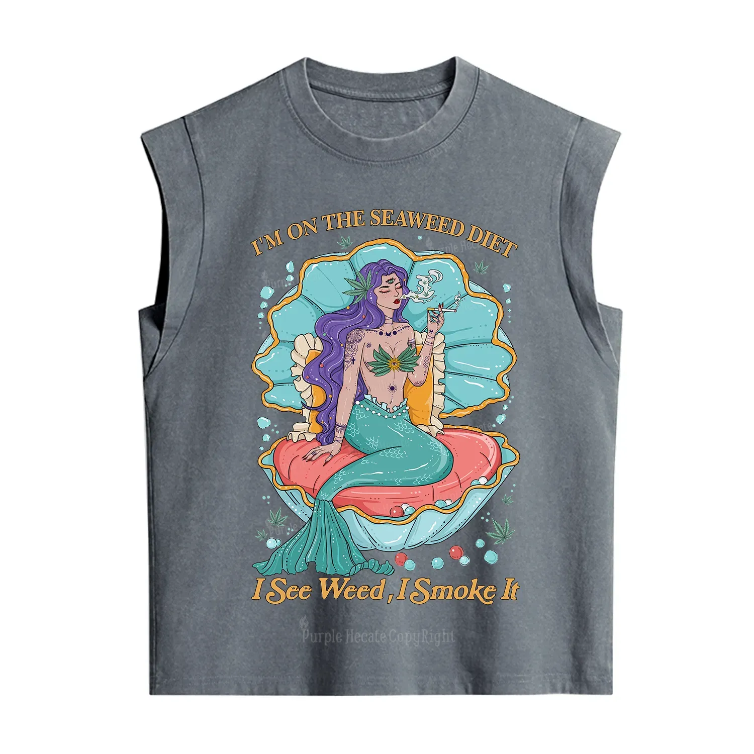 Purplehecate I See Weed I Smoke It Vintage Washed Tank