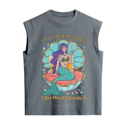 Purplehecate I See Weed I Smoke It Vintage Washed Tank