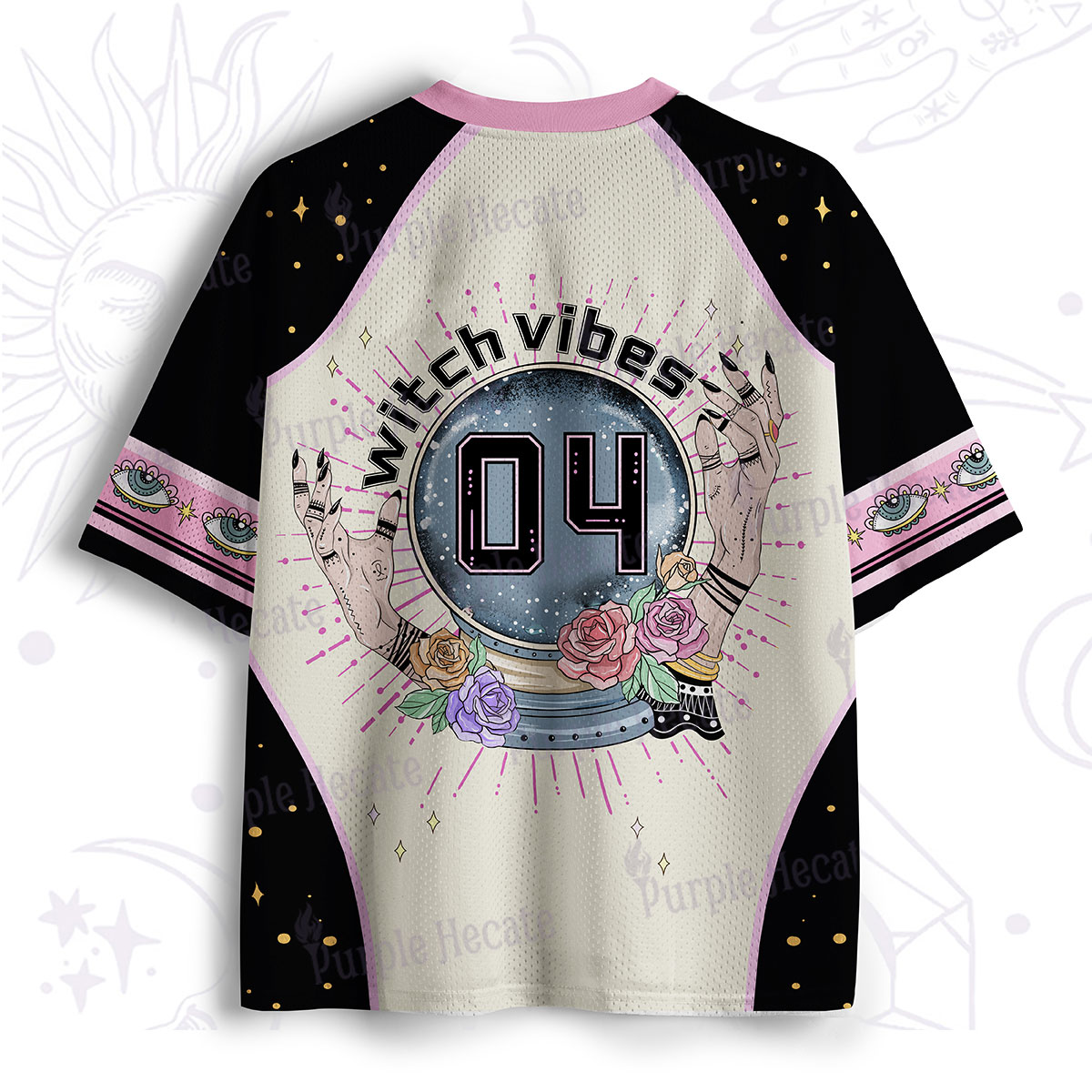 Purplehecate Witch Vibes Magic Mesh Jersey