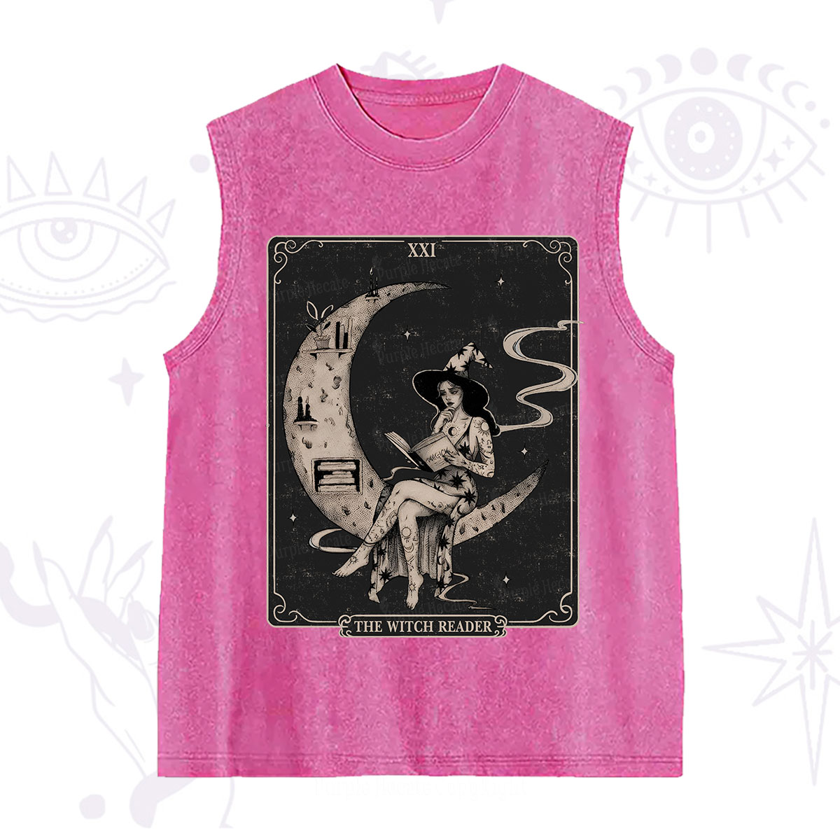 Purplehecate The Witch Reader Washed Tank
