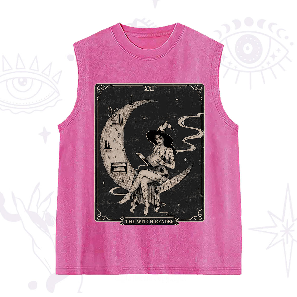 Purplehecate The Witch Reader Washed Tank
